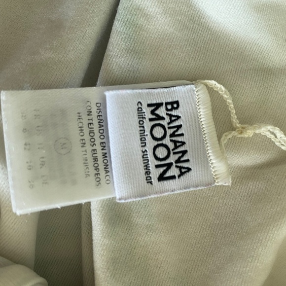 Banana Moon Womens One Piece White Floral Print Miller Kaelua Swimsuit Size M - Picture 7 of 8